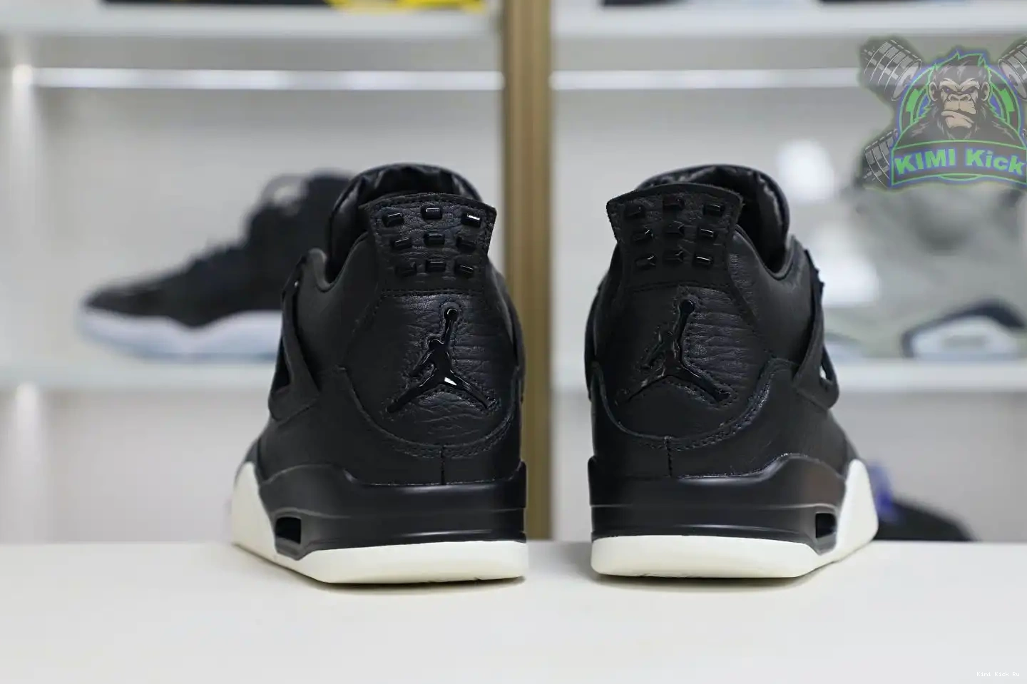 Jordan retro 4 ponyhair Jordan Air black Kimikick 0823